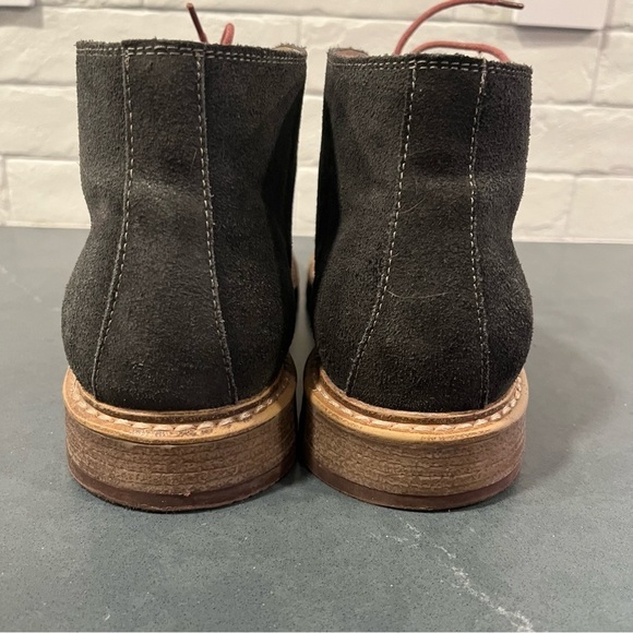1901 Canyon chukka boots sz 12 gray suede red laces - Picture 5 of 15